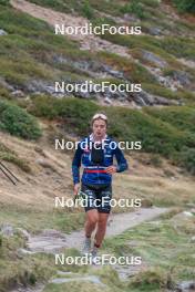 14.10.2023, Font-Romeu, France (FRA): Liv Coupat (FRA) - Cross-Country training, Font-Romeu (FRA). www.nordicfocus.com. © Authamayou/NordicFocus. Every downloaded picture is fee-liable.