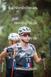 18.10.2023, Font-Romeu, France (FRA): Mélissa Gal (FRA) - Cross-Country training, Font-Romeu (FRA). www.nordicfocus.com. © Authamayou/NordicFocus. Every downloaded picture is fee-liable.