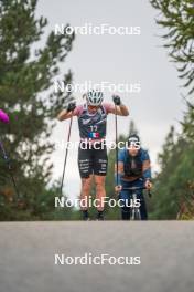 18.10.2023, Font-Romeu, France (FRA): Mélissa Gal (FRA) - Cross-Country training, Font-Romeu (FRA). www.nordicfocus.com. © Authamayou/NordicFocus. Every downloaded picture is fee-liable.