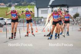 07.07.2023, Romont, Switzerland (SUI): Desiree Steiner (SUI), Sandra Schuetzova (CZE), Alina Meier (SUI), Sophia Velicer (TPE), (l-r) - Dupaski Festival, Romont (SUI). www.nordicfocus.com. © Manzoni/NordicFocus. Every downloaded picture is fee-liable.