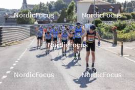 06.07.2023, Romont, Switzerland (SUI): Niclas Steiger (SUI), Nicola Wigger (SUI), Fabrizio Albasini (SUI), Gaspard Cuenot (SUI), Candide Pralong (SUI), Arnaud Du Pasquier (SUI), (l-r) - Dupaski Festival, Romont (SUI). www.nordicfocus.com. © Manzoni/NordicFocus. Every downloaded picture is fee-liable.