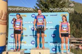 06.07.2023, Romont, Switzerland (SUI): Hedda Bangman (SWE), Linn Soemskar (SWE), Nadia Kaelin (SUI), (l-r) - Dupaski Festival, Romont (SUI). www.nordicfocus.com. © Manzoni/NordicFocus. Every downloaded picture is fee-liable.