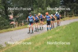 08.07.2023, Romont, Switzerland (SUI): Jeremy Royer (FRA), Candide Pralong (SUI), Vebjorn Moen (NOR), Remi Bourdin (FRA), (l-r) - Dupaski Festival, Romont (SUI). www.nordicfocus.com. © Manzoni/NordicFocus. Every downloaded picture is fee-liable.