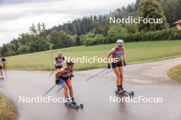 08.07.2023, Romont, Switzerland (SUI): Elyne Mooser (SUI), Leandra Beck (SUI), (l-r) - Dupaski Festival, Romont (SUI). www.nordicfocus.com. © Manzoni/NordicFocus. Every downloaded picture is fee-liable.