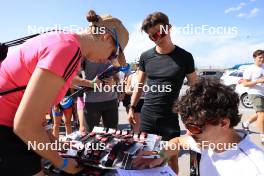 06.07.2023, Romont, Switzerland (SUI): Undefined athlete picks up the transponder - Dupaski Festival, Romont (SUI). www.nordicfocus.com. © Manzoni/NordicFocus. Every downloaded picture is fee-liable.