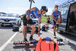 06.07.2023, Romont, Switzerland (SUI): Mattis Basille (FRA), Jeremy Royer (FRA), (l-r) - Dupaski Festival, Romont (SUI). www.nordicfocus.com. © Manzoni/NordicFocus. Every downloaded picture is fee-liable.