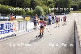 07.07.2023, Romont, Switzerland (SUI): Johanna Hagstroem (SWE), Justine Gaillard (FRA), Ramona Schoepfer (SUI), (l-r) - Dupaski Festival, Romont (SUI). www.nordicfocus.com. © Manzoni/NordicFocus. Every downloaded picture is fee-liable.