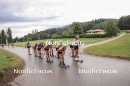 08.07.2023, Romont, Switzerland (SUI): Hanna Fine (FRA), Linn Soemskar (SWE), Desiree Steiner (SUI), Lea Fischer (SUI), Nadja Kaelin (SUI), (l-r) - Dupaski Festival, Romont (SUI). www.nordicfocus.com. © Manzoni/NordicFocus. Every downloaded picture is fee-liable.