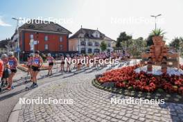 06.07.2023, Romont, Switzerland (SUI): Hedda Bangman (SWE), Bianca Buholzer (SUI), Desiree Steiner (SUI), Margaux Gaillard (FRA), Elyne Mooser (SUI), (l-r) - Dupaski Festival, Romont (SUI). www.nordicfocus.com. © Manzoni/NordicFocus. Every downloaded picture is fee-liable.