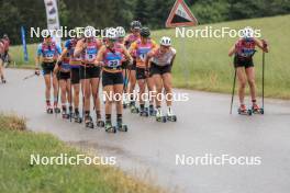 08.07.2023, Romont, Switzerland (SUI): Desiree Steiner (SUI), Nadja Kaelin (SUI), Carola Vila (AND), Hedda Bangman (SWE), (l-r) - Dupaski Festival, Romont (SUI). www.nordicfocus.com. © Manzoni/NordicFocus. Every downloaded picture is fee-liable.