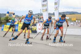 07.07.2023, Romont, Switzerland (SUI): Antonin Savary (SUI), Sabin Coupat (FRA), (l-r) - Dupaski Festival, Romont (SUI). www.nordicfocus.com. © Manzoni/NordicFocus. Every downloaded picture is fee-liable.