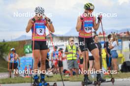 07.07.2023, Romont, Switzerland (SUI): Alina Meier (SUI), Linn Soemskar (SWE), (l-r) - Dupaski Festival, Romont (SUI). www.nordicfocus.com. © Manzoni/NordicFocus. Every downloaded picture is fee-liable.