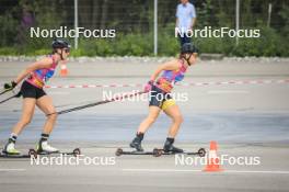 07.07.2023, Romont, Switzerland (SUI): Lea Fischer (SUI), Johanna Hagstroem (SWE), (l-r) - Dupaski Festival, Romont (SUI). www.nordicfocus.com. © Manzoni/NordicFocus. Every downloaded picture is fee-liable.