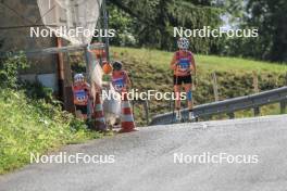 06.07.2023, Romont, Switzerland (SUI): Leandra Beck (SUI), Maya Even (FRA), Ramona Schoepfer (SUI), (l-r) - Dupaski Festival, Romont (SUI). www.nordicfocus.com. © Manzoni/NordicFocus. Every downloaded picture is fee-liable.