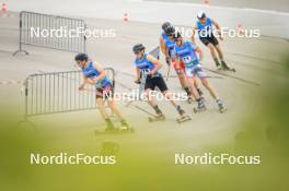 07.07.2023, Romont, Switzerland (SUI): Luc Primet (FRA), Roman Alder (SUI), Ragnar Bragvin Andresen (NOR), (l-r) - Dupaski Festival, Romont (SUI). www.nordicfocus.com. © Manzoni/NordicFocus. Every downloaded picture is fee-liable.