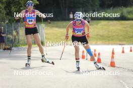 07.07.2023, Romont, Switzerland (SUI): Sophia Velicer (TPE), Ramona Schoepfer (SUI), (l-r) - Dupaski Festival, Romont (SUI). www.nordicfocus.com. © Manzoni/NordicFocus. Every downloaded picture is fee-liable.