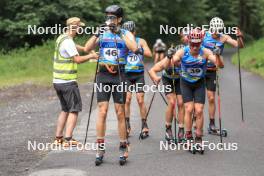 08.07.2023, Romont, Switzerland (SUI): Gian-Flurin Pfaeffli (SUI), Cla-Ursin Nufer (SUI), (l-r) - Dupaski Festival, Romont (SUI). www.nordicfocus.com. © Manzoni/NordicFocus. Every downloaded picture is fee-liable.