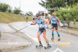 08.07.2023, Romont, Switzerland (SUI): Jeremy Royer (FRA), Thomas Joly (FRA), (l-r) - Dupaski Festival, Romont (SUI). www.nordicfocus.com. © Manzoni/NordicFocus. Every downloaded picture is fee-liable.