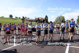 06.07.2023, Romont, Switzerland (SUI): Undefined athletes meet before the start - Dupaski Festival, Romont (SUI). www.nordicfocus.com. © Manzoni/NordicFocus. Every downloaded picture is fee-liable.