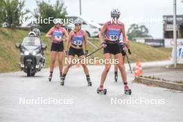 08.07.2023, Romont, Switzerland (SUI): Desiree Steiner (SUI), Nadja Kaelin (SUI), Hedda Bangman (SWE), (l-r) - Dupaski Festival, Romont (SUI). www.nordicfocus.com. © Manzoni/NordicFocus. Every downloaded picture is fee-liable.