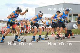 07.07.2023, Romont, Switzerland (SUI): Sabin Coupat (FRA), Christian Winker (GER), Ilan Pittier (SUI), (l-r) - Dupaski Festival, Romont (SUI). www.nordicfocus.com. © Manzoni/NordicFocus. Every downloaded picture is fee-liable.