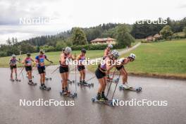 08.07.2023, Romont, Switzerland (SUI): Sandra Schuetzova (CZE), Hanna Fine (FRA), Linn Soemskar (SWE), Desiree Steiner (SUI), Johanna Hagstroem (SWE), Nadja Kaelin (SUI), (l-r) - Dupaski Festival, Romont (SUI). www.nordicfocus.com. © Manzoni/NordicFocus. Every downloaded picture is fee-liable.