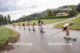 08.07.2023, Romont, Switzerland (SUI): Flavia Lindegger (SUI), Claire Moyse (FRA), Bianca Buholzer (SUI), Estelle Darbellay (SUI), (l-r) - Dupaski Festival, Romont (SUI). www.nordicfocus.com. © Manzoni/NordicFocus. Every downloaded picture is fee-liable.