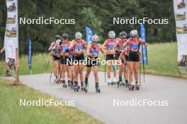 08.07.2023, Romont, Switzerland (SUI): Desiree Steiner (SUI), Nadja Kaelin (SUI), +15+, Lea Fischer (SUI), Hedda Bangman (SWE), (l-r) - Dupaski Festival, Romont (SUI). www.nordicfocus.com. © Manzoni/NordicFocus. Every downloaded picture is fee-liable.