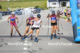 07.07.2023, Romont, Switzerland (SUI): Leandra Beck (SUI), Desiree Steiner (SUI), Gina Del Rio (AND), Thais Barthelemy (FRA), (l-r) - Dupaski Festival, Romont (SUI). www.nordicfocus.com. © Manzoni/NordicFocus. Every downloaded picture is fee-liable.