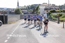 06.07.2023, Romont, Switzerland (SUI): Niclas Steiger (SUI), Nicola Wigger (SUI), Fabrizio Albasini (SUI), Gaspard Cuenot (SUI), Candide Pralong (SUI), Arnaud Du Pasquier (SUI), (l-r) - Dupaski Festival, Romont (SUI). www.nordicfocus.com. © Manzoni/NordicFocus. Every downloaded picture is fee-liable.