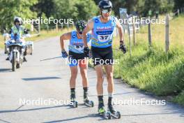 06.07.2023, Romont, Switzerland (SUI): Jeremy Royer (FRA), Candide Pralong (SUI), (l-r) - Dupaski Festival, Romont (SUI). www.nordicfocus.com. © Manzoni/NordicFocus. Every downloaded picture is fee-liable.