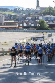 06.07.2023, Romont, Switzerland (SUI): Arnaud Du Pasquier (SUI), Candide Pralong (SUI), Fabian Stocek (CZE), (l-r) - Dupaski Festival, Romont (SUI). www.nordicfocus.com. © Manzoni/NordicFocus. Every downloaded picture is fee-liable.