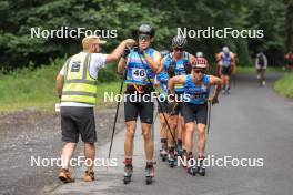 08.07.2023, Romont, Switzerland (SUI): Gian-Flurin Pfaeffli (SUI), Cla-Ursin Nufer (SUI), (l-r) - Dupaski Festival, Romont (SUI). www.nordicfocus.com. © Manzoni/NordicFocus. Every downloaded picture is fee-liable.