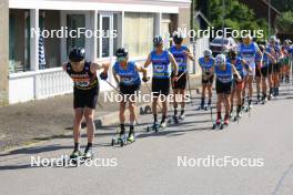 06.07.2023, Romont, Switzerland (SUI): Arnaud Du Pasquier (SUI), Candide Pralong (SUI), Gaspard Cuenot (SUI), Nicola Wigger (SUI), Fabian Stocek (CZE), (l-r) - Dupaski Festival, Romont (SUI). www.nordicfocus.com. © Manzoni/NordicFocus. Every downloaded picture is fee-liable.