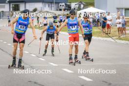 07.07.2023, Romont, Switzerland (SUI): Luc Primet (FRA), Hugo Serot (FRA), Nathan Marseille (FRA), (l-r) - Dupaski Festival, Romont (SUI). www.nordicfocus.com. © Manzoni/NordicFocus. Every downloaded picture is fee-liable.