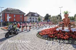 06.07.2023, Romont, Switzerland (SUI): Hedda Bangman (SWE), Sophia Velicer (TPE), Bianca Buholzer (SUI), Claire Moyse (FRA), Nadia Steiger (SUI), (l-r) - Dupaski Festival, Romont (SUI). www.nordicfocus.com. © Manzoni/NordicFocus. Every downloaded picture is fee-liable.