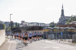 06.07.2023, Romont, Switzerland (SUI): Arnaud Du Pasquier (SUI), Fabian Stocek (CZE), Severin Baessler (SUI), Remi Bourdin (FRA), Mattis Basille (FRA), (l-r) - Dupaski Festival, Romont (SUI). www.nordicfocus.com. © Manzoni/NordicFocus. Every downloaded picture is fee-liable.