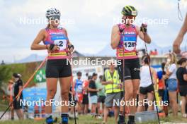 07.07.2023, Romont, Switzerland (SUI): Alina Meier (SUI), Linn Soemskar (SWE), (l-r) - Dupaski Festival, Romont (SUI). www.nordicfocus.com. © Manzoni/NordicFocus. Every downloaded picture is fee-liable.