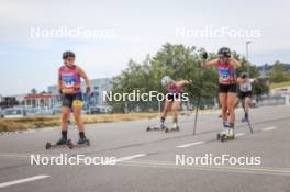 07.07.2023, Romont, Switzerland (SUI): Johanna Hagstroem (SWE), Nadja Kaelin (SUI), Lea Fischer (SUI), (l-r) - Dupaski Festival, Romont (SUI). www.nordicfocus.com. © Manzoni/NordicFocus. Every downloaded picture is fee-liable.