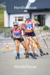 07.07.2023, Romont, Switzerland (SUI): Thais Barthelemy (FRA), Desiree Steiner (SUI), (l-r) - Dupaski Festival, Romont (SUI). www.nordicfocus.com. © Manzoni/NordicFocus. Every downloaded picture is fee-liable.