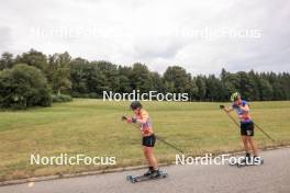 08.07.2023, Romont, Switzerland (SUI): Johanna Hagstroem (SWE), Linn Soemskar (SWE), (l-r) - Dupaski Festival, Romont (SUI). www.nordicfocus.com. © Manzoni/NordicFocus. Every downloaded picture is fee-liable.