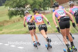 08.07.2023, Romont, Switzerland (SUI): Hedda Bangman (SWE), Johanna Hagstroem (SWE), Lea Fischer (SUI), (l-r) - Dupaski Festival, Romont (SUI). www.nordicfocus.com. © Manzoni/NordicFocus. Every downloaded picture is fee-liable.