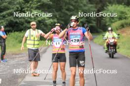 08.07.2023, Romont, Switzerland (SUI): Johanna Hagstroem (SWE), Linn Soemskar (SWE), (l-r) - Dupaski Festival, Romont (SUI). www.nordicfocus.com. © Manzoni/NordicFocus. Every downloaded picture is fee-liable.