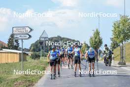 06.07.2023, Romont, Switzerland (SUI): Fabrizio Albasini (SUI), Nicola Wigger (SUI), Nico Walther (SUI), (l-r) - Dupaski Festival, Romont (SUI). www.nordicfocus.com. © Manzoni/NordicFocus. Every downloaded picture is fee-liable.