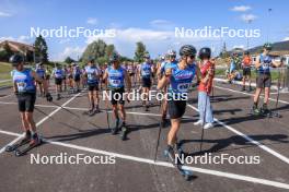 06.07.2023, Romont, Switzerland (SUI): Gian-Flurin Pfaeffli (SUI), Silvan Hauser (SUI), Fabrizio Albasini (SUI), Niclas Steiger (SUI), Nicola Wigger (SUI), (l-r) - Dupaski Festival, Romont (SUI). www.nordicfocus.com. © Manzoni/NordicFocus. Every downloaded picture is fee-liable.