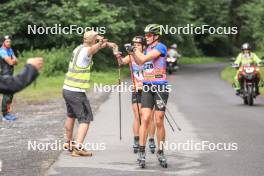 08.07.2023, Romont, Switzerland (SUI): Johanna Hagstroem (SWE), Linn Soemskar (SWE), (l-r) - Dupaski Festival, Romont (SUI). www.nordicfocus.com. © Manzoni/NordicFocus. Every downloaded picture is fee-liable.