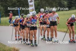 08.07.2023, Romont, Switzerland (SUI): Desiree Steiner (SUI), Nadja Kaelin (SUI), Carola Vila (AND), (l-r) - Dupaski Festival, Romont (SUI). www.nordicfocus.com. © Manzoni/NordicFocus. Every downloaded picture is fee-liable.