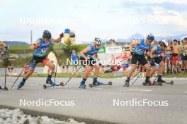 07.07.2023, Romont, Switzerland (SUI): Sabin Coupat (FRA), Christian Winker (GER), Ilan Pittier (SUI), (l-r) - Dupaski Festival, Romont (SUI). www.nordicfocus.com. © Manzoni/NordicFocus. Every downloaded picture is fee-liable.