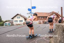 08.07.2023, Romont, Switzerland (SUI): Johanna Hagstroem (SWE), Desiree Steiner (SUI), (l-r) - Dupaski Festival, Romont (SUI). www.nordicfocus.com. © Manzoni/NordicFocus. Every downloaded picture is fee-liable.