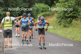 08.07.2023, Romont, Switzerland (SUI): Ricky Steinauer (SUI), Fabrizio Albasini (SUI), (l-r) - Dupaski Festival, Romont (SUI). www.nordicfocus.com. © Manzoni/NordicFocus. Every downloaded picture is fee-liable.